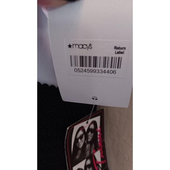 NWT! Black Lace Strapless Bandage Dress Jr 5 Semi Formal Party Costume Trixxi - Picture 9 of 12